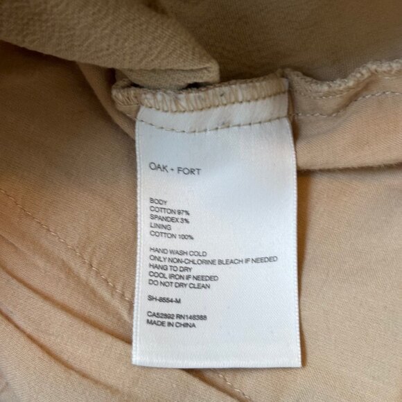 Oak and Fort Khaki Shorts 31 - Picture 4 of 4